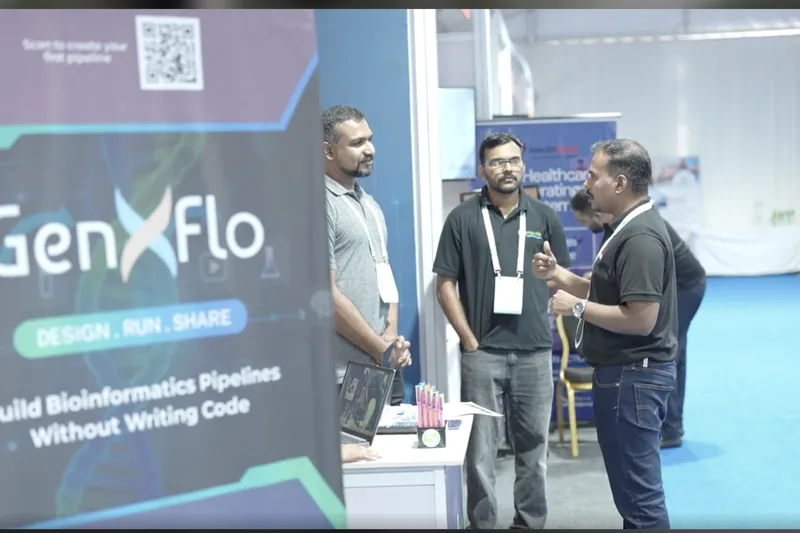 The GenXFlo banner at BioConnect 360