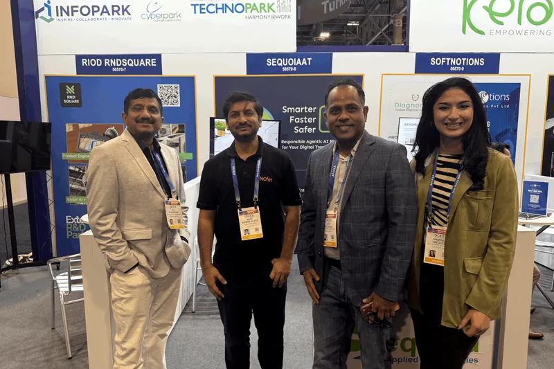 The SequoiaAT stand at CES 2026